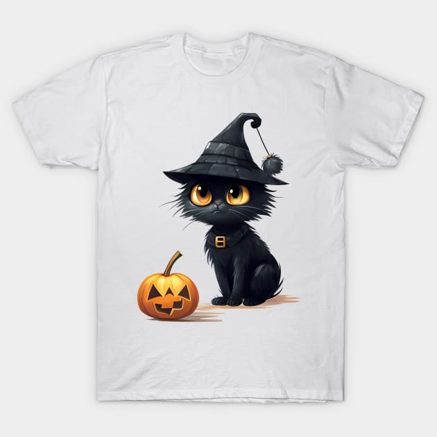black cats lover for halloween T-Shirt by AliZaidzjzx
